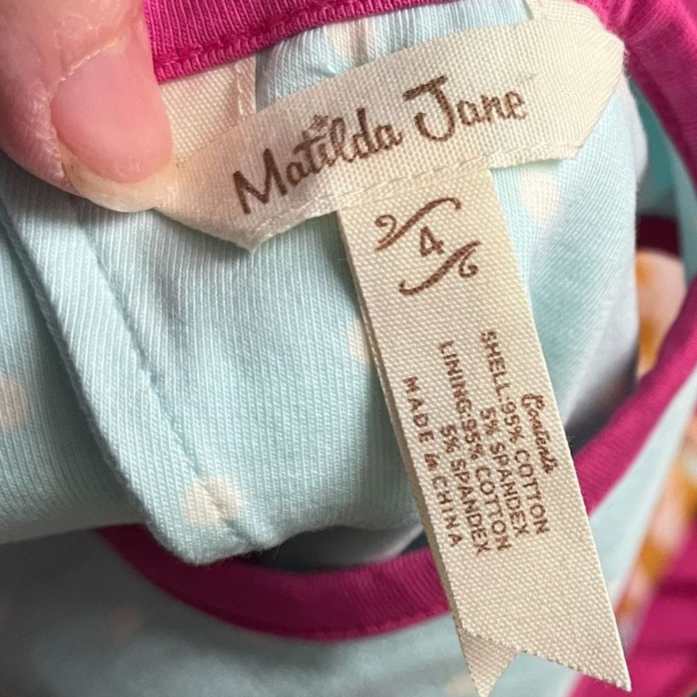 Matilda Jane Floral Tunic, Size 4 - Picture 9 of 9